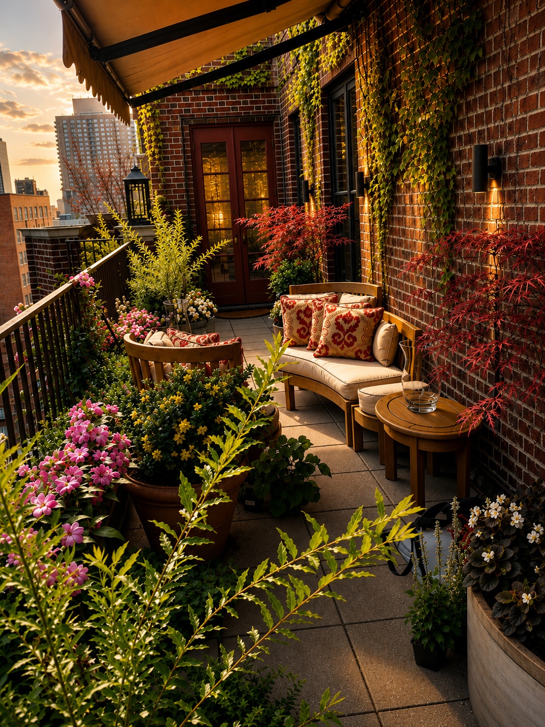 Penthouse terrace lounge